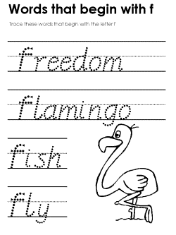 Beginning consonant practice worksheet