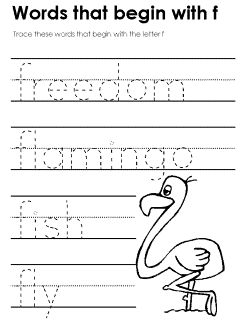 Beginning consonant practice worksheet