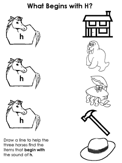Beginning consonant practice worksheet