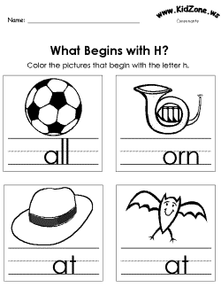 Beginning consonant practice worksheet