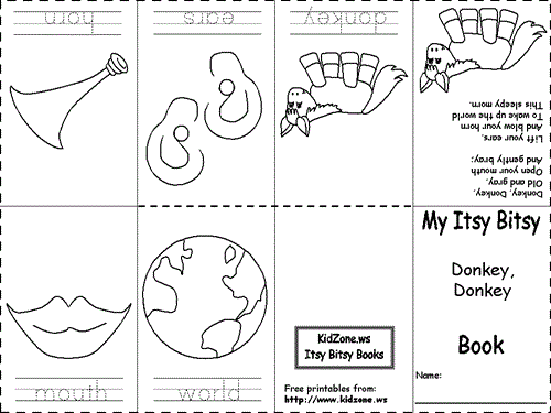 Donkey Donkey Old and Gray Itsy Bitsy Book
