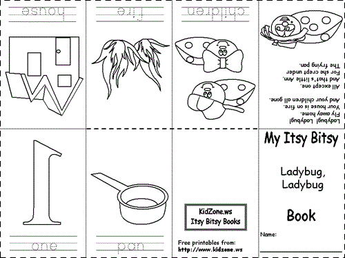Ladybug, Ladybug Itsy Bitsy Book