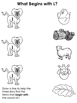 beginning consonants worksheets