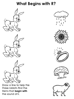 Beginning consonant practice worksheet