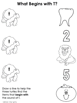 Beginning consonant practice worksheet