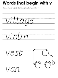 Beginning consonant practice worksheet
