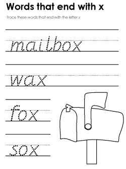 Ending consonant practice worksheet
