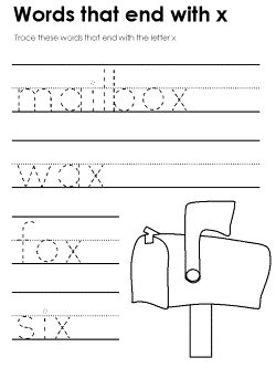 Ending consonant practice worksheet