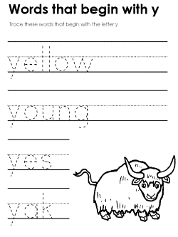 Beginning consonant practice worksheet