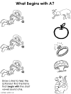 Beginning short vowel sounds practice worksheet