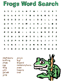 frog word search