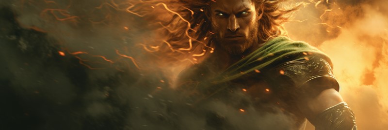 artwork of Lugh, the shining god