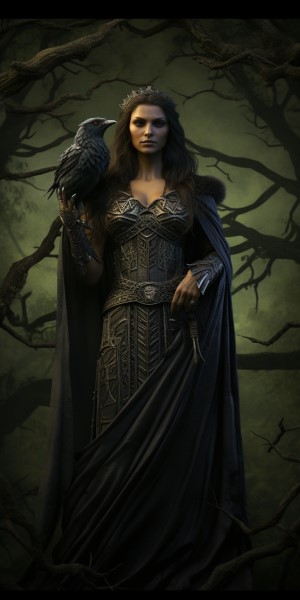 Celtic goddess Morrigan