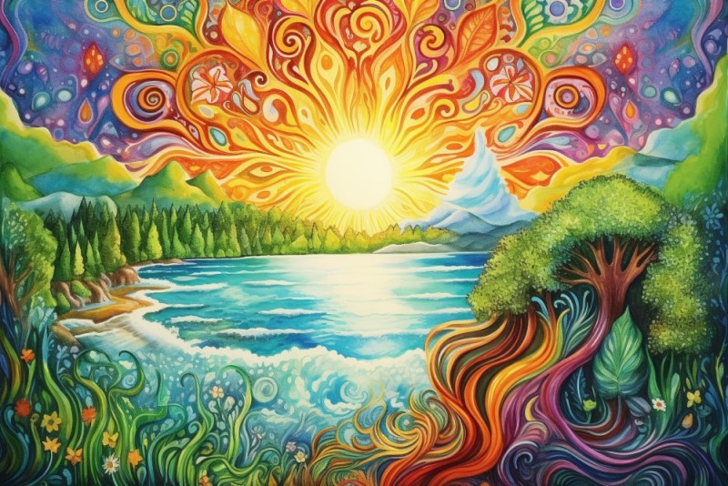 artwork of Calypso's island