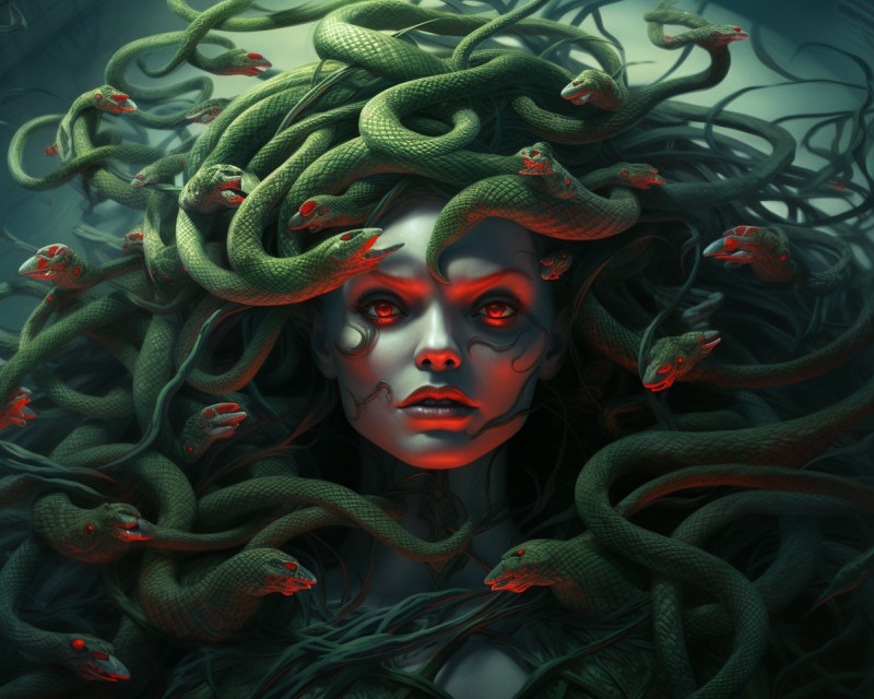 artwork of Medusa