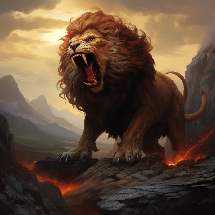 artwork of the Nemean lion