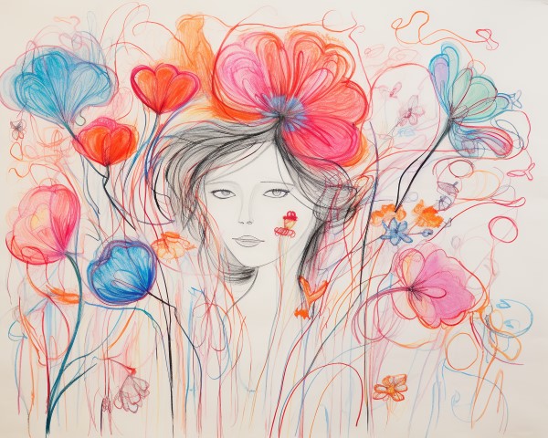 sketch of Persephone