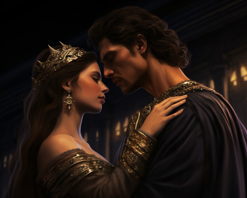 artwork of Theseus and Ariadne
