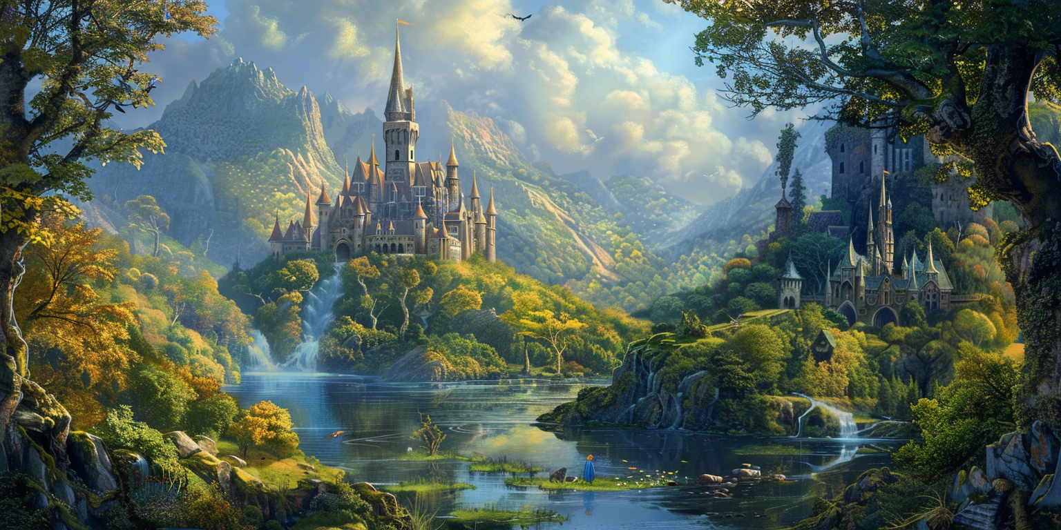 digital art of the Fisher King's kingdom