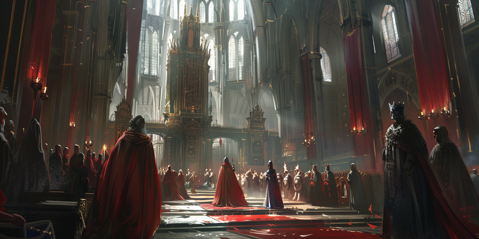 digital art of the king's court