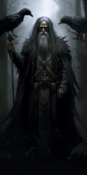 Viking god Odin
