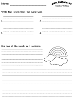 spring creative writing worksheets
