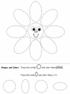 shapes recognition practice worksheet