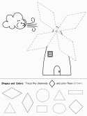 shapes recognition practice worksheet