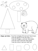 shapes recognition practice worksheet