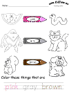 colors recognition practice worksheet