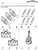 preschool math counting worksheet