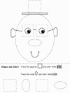 shapes recognition practice worksheet
