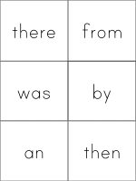 Fry Words grade one flashcards