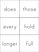Fry Words grade three flashcards