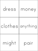 Fry Words grade three flashcards