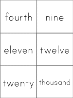 Fry Words grade four flashcards