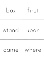 Fry Words grade two flashcards