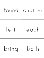 Fry Words grade two flashcards