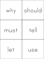 Fry Words grade two flashcards