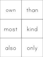 Fry Words grade two flashcards