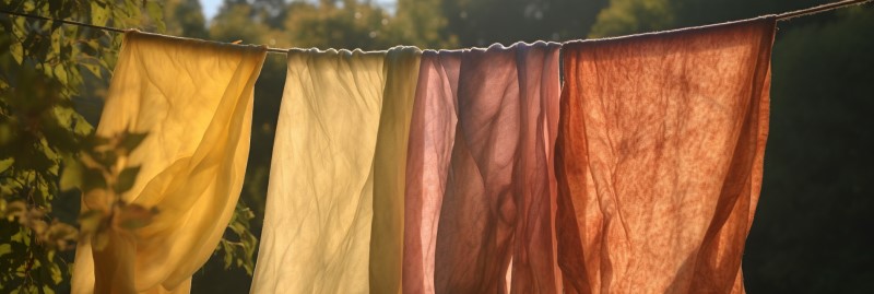 transferring plant pigment to fabric